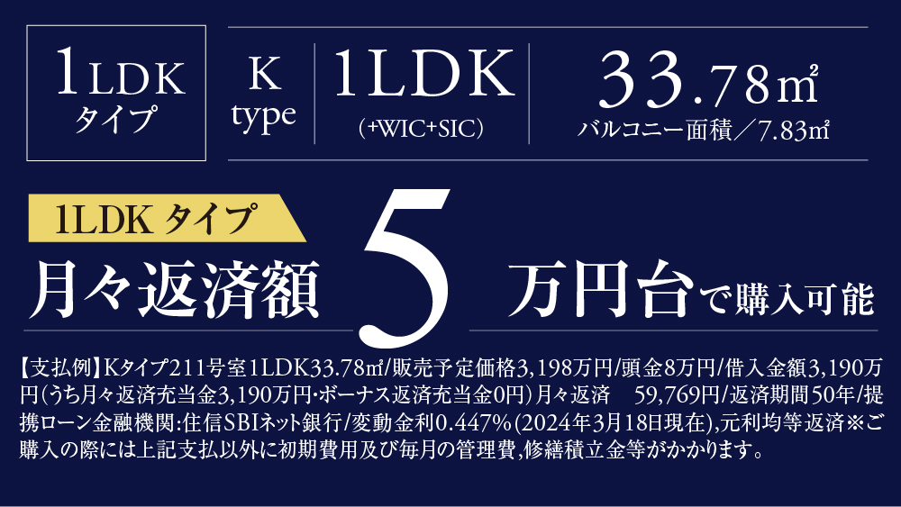 月々返済額5万円台