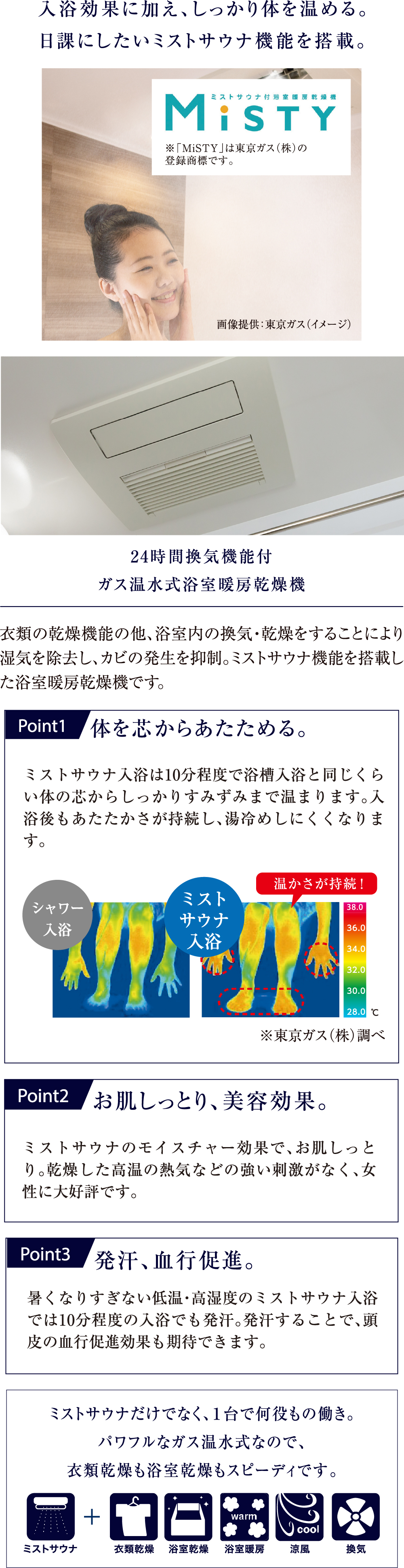 ミストサウナで、毎日にプチ贅沢をプラス