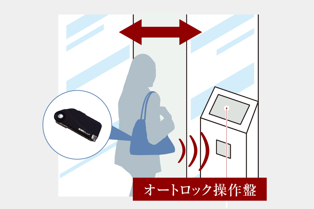 オートロックハンズフリー解錠